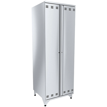 Шкаф для хлеба двери распашные окраш (10 полок из н/стали) сварной ШКХ-Р-О (1950х660х640) мм